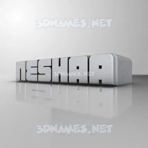 neshaa in White Metro style - 3D name wallpaper neshaa in White Metro style - 3D name wallpaper