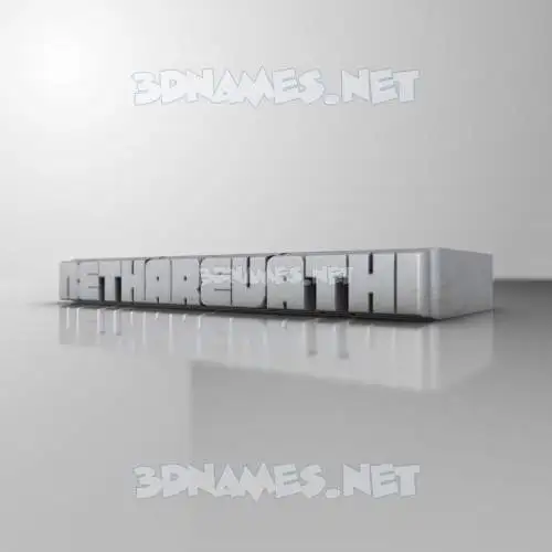 netharevathi in White Metro style - 3D name wallpaper