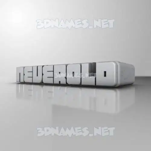 neverold in White Metro style - 3D name wallpaper neverold in White Metro style - 3D name wallpaper