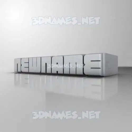 newname in White Metro style - 3D name wallpaper newname in White Metro style - 3D name wallpaper