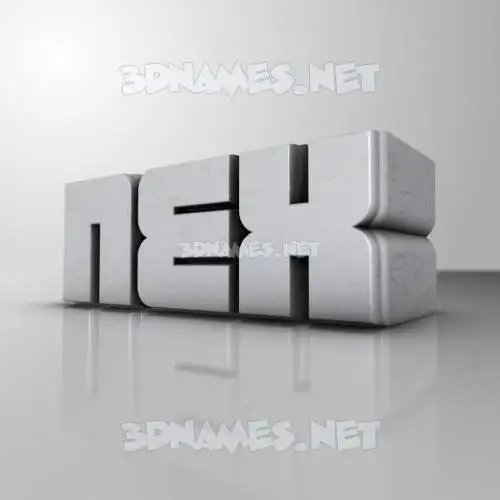 nex in White Metro style - 3D name wallpaper nex in White Metro style - 3D name wallpaper