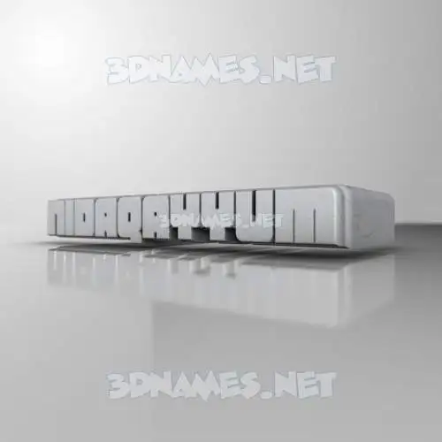 nidaqayyum in White Metro style - 3D name wallpaper