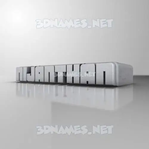 nijanthan in White Metro style - 3D name wallpaper nijanthan in White Metro style - 3D name wallpaper