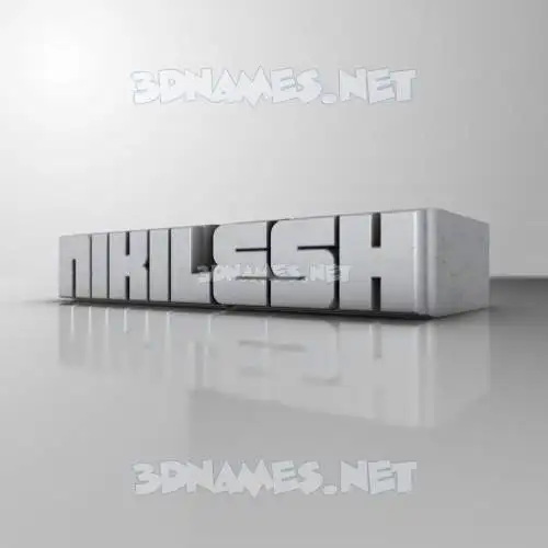 nikilesh in White Metro style - 3D name wallpaper nikilesh in White Metro style - 3D name wallpaper