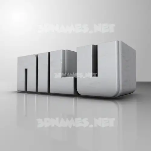 nilu in White Metro style - 3D name wallpaper nilu in White Metro style - 3D name wallpaper