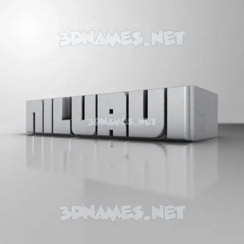 nilurvi in White Metro style - 3D name wallpaper nilurvi in White Metro style - 3D name wallpaper