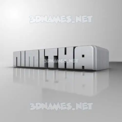 nimitha in White Metro style - 3D name wallpaper