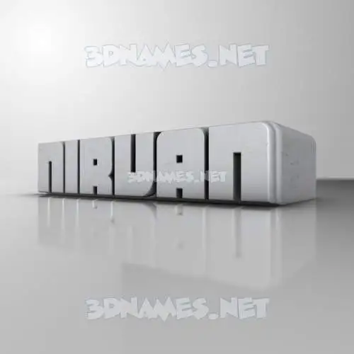 nirvan in White Metro style - 3D name wallpaper nirvan in White Metro style - 3D name wallpaper