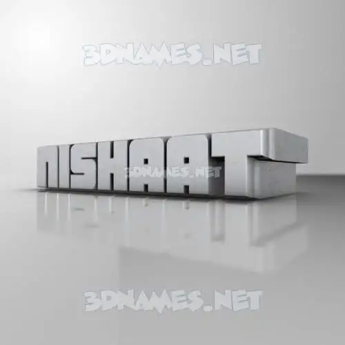 nishaat in White Metro style - 3D name wallpaper nishaat in White Metro style - 3D name wallpaper