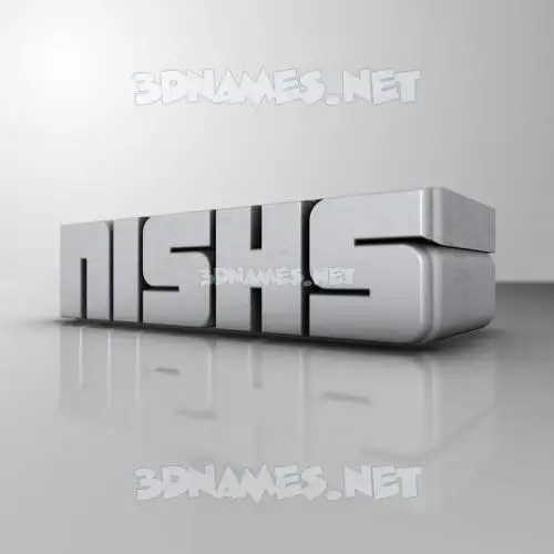 nishs in White Metro style - 3D name wallpaper nishs in White Metro style - 3D name wallpaper