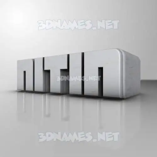 nitin in White Metro style - 3D name wallpaper