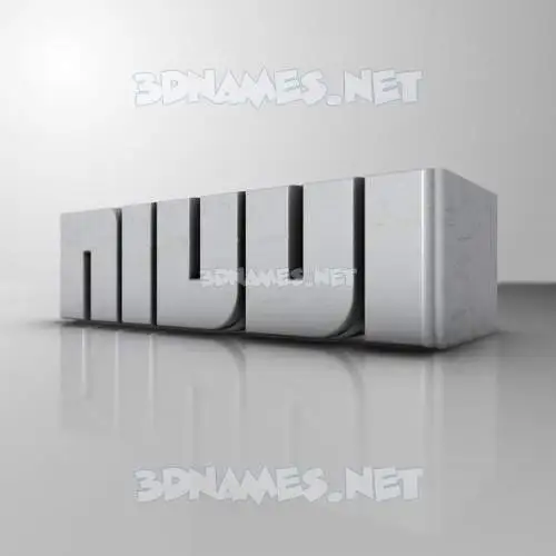 nivvi in White Metro style - 3D name wallpaper nivvi in White Metro style - 3D name wallpaper
