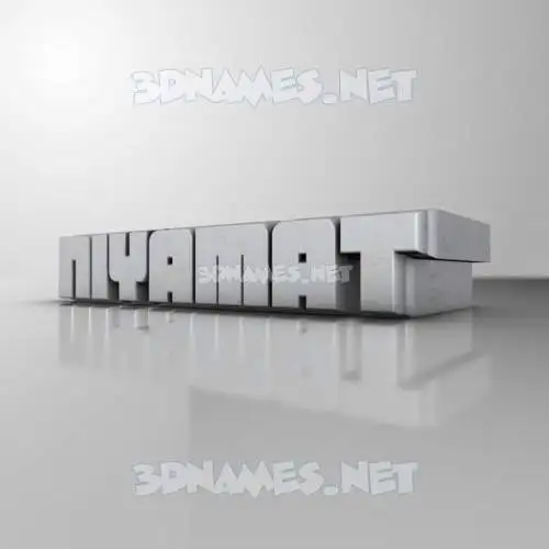 niyamat in White Metro style - 3D name wallpaper niyamat in White Metro style - 3D name wallpaper