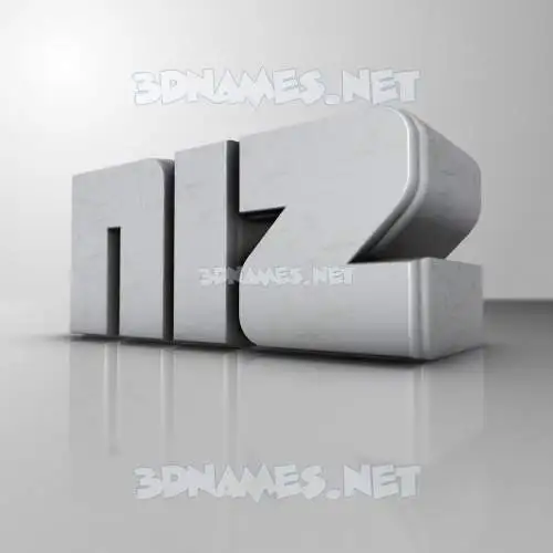 niz in White Metro style - 3D name wallpaper niz in White Metro style - 3D name wallpaper