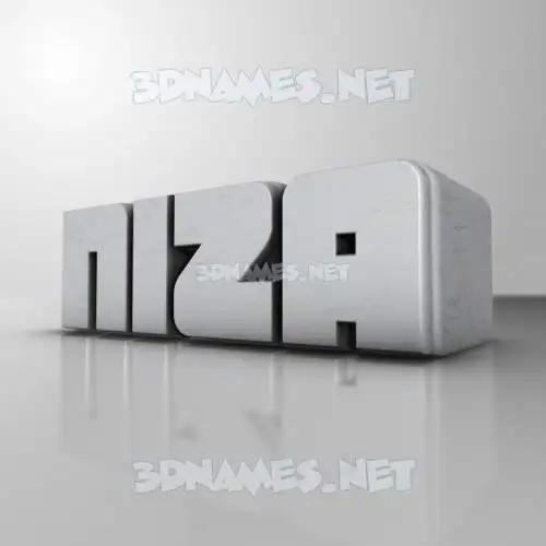 niza in White Metro style - 3D name wallpaper niza in White Metro style - 3D name wallpaper