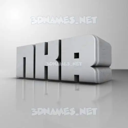nkr in White Metro style - 3D name wallpaper nkr in White Metro style - 3D name wallpaper