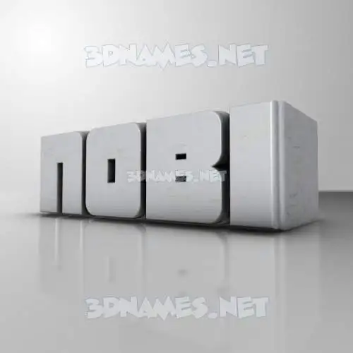 nobi in White Metro style - 3D name wallpaper nobi in White Metro style - 3D name wallpaper
