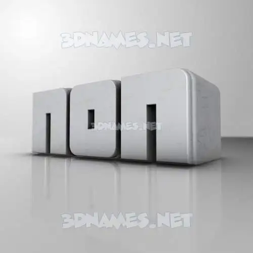 non in White Metro style - 3D name wallpaper non in White Metro style - 3D name wallpaper