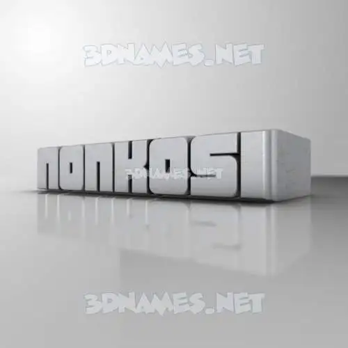 nonkosi in White Metro style - 3D name wallpaper nonkosi in White Metro style - 3D name wallpaper