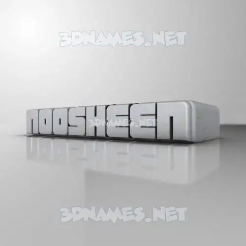 noosheen in White Metro style - 3D name wallpaper noosheen in White Metro style - 3D name wallpaper