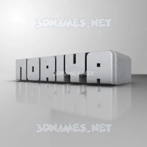 noriya in White Metro style - 3D name wallpaper