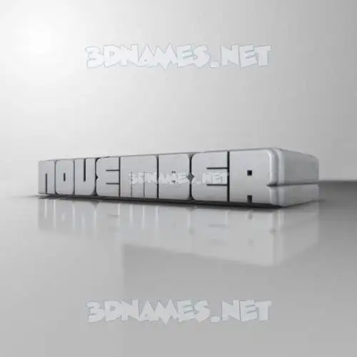 november in White Metro style - 3D name wallpaper november in White Metro style - 3D name wallpaper
