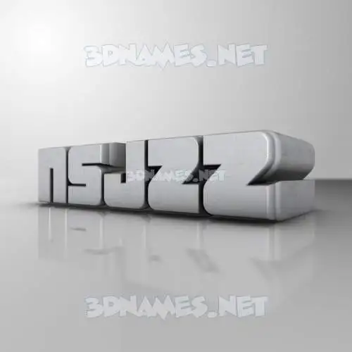 nsjzz in White Metro style - 3D name wallpaper