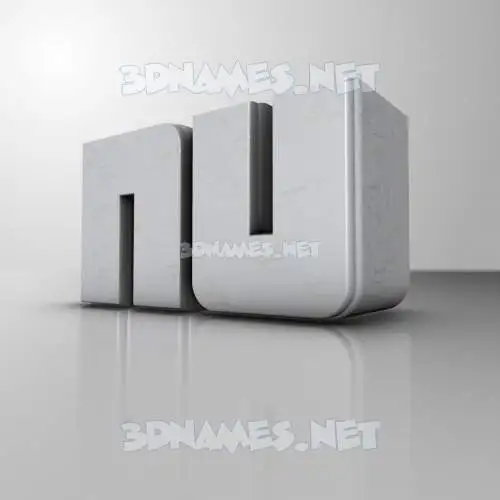 nu in White Metro style - 3D name wallpaper nu in White Metro style - 3D name wallpaper