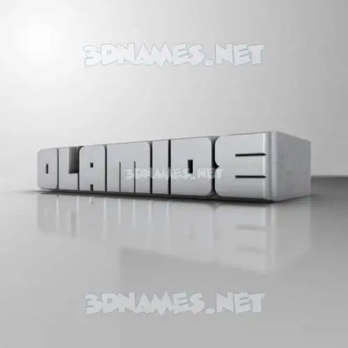 olamide in White Metro style - 3D name wallpaper olamide in White Metro style - 3D name wallpaper