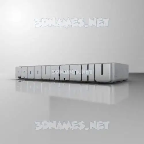 padduradhu in White Metro style - 3D name wallpaper