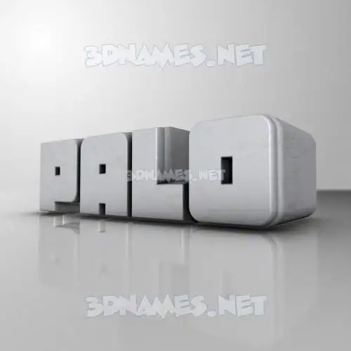 palo in White Metro style - 3D name wallpaper palo in White Metro style - 3D name wallpaper