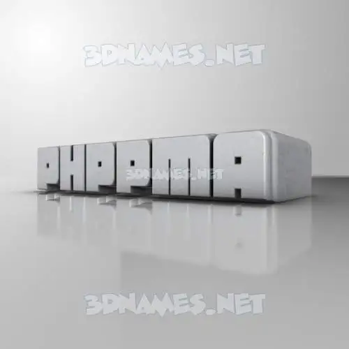 phppma in White Metro style - 3D name wallpaper phppma in White Metro style - 3D name wallpaper