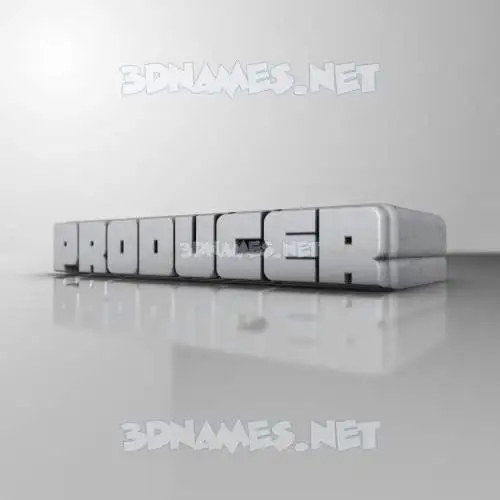 producer in White Metro style - 3D name wallpaper producer in White Metro style - 3D name wallpaper