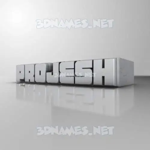projesh in White Metro style - 3D name wallpaper projesh in White Metro style - 3D name wallpaper