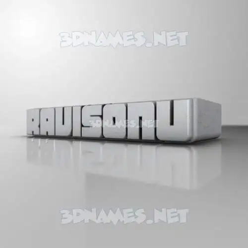 ravisonu in White Metro style - 3D name wallpaper ravisonu in White Metro style - 3D name wallpaper