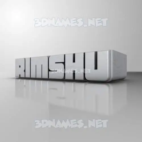 rimshu in White Metro style - 3D name wallpaper rimshu in White Metro style - 3D name wallpaper
