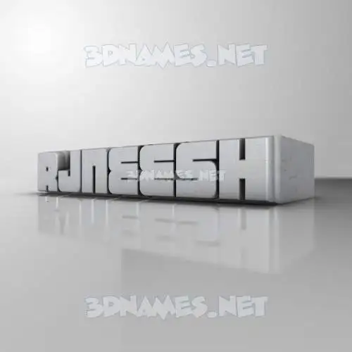 rjneesh in White Metro style - 3D name wallpaper rjneesh in White Metro style - 3D name wallpaper