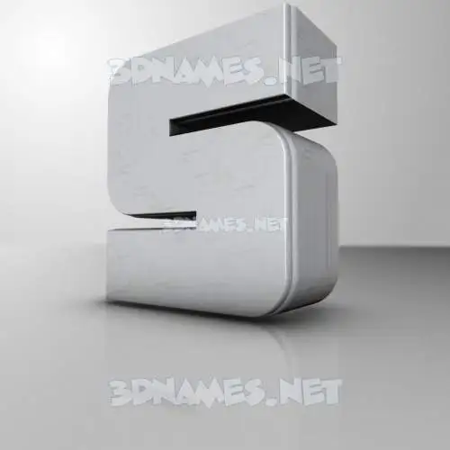s in White Metro style - 3D name wallpaper s in White Metro style - 3D name wallpaper