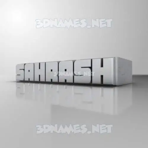 sahrash in White Metro style - 3D name wallpaper sahrash in White Metro style - 3D name wallpaper