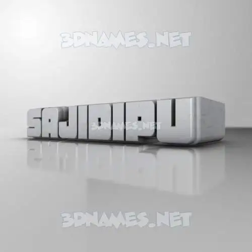 sajidipu in White Metro style - 3D name wallpaper sajidipu in White Metro style - 3D name wallpaper