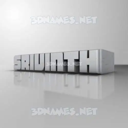 srivinth in White Metro style - 3D name wallpaper srivinth in White Metro style - 3D name wallpaper