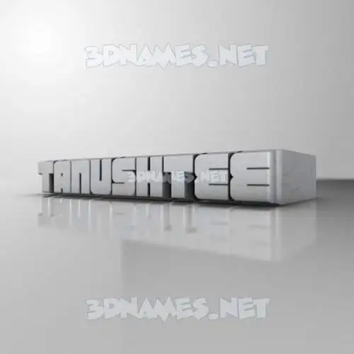 tanushtee in White Metro style - 3D name wallpaper tanushtee in White Metro style - 3D name wallpaper