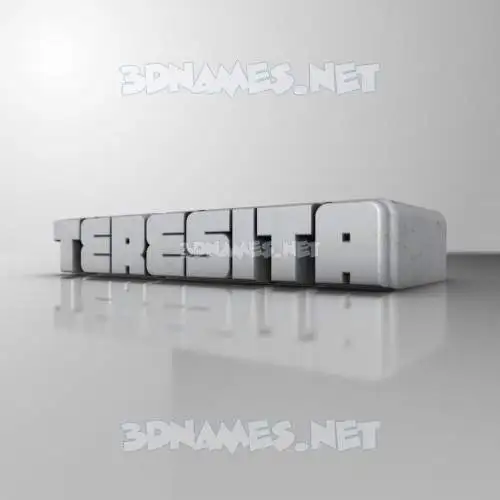 teresita in White Metro style - 3D name wallpaper teresita in White Metro style - 3D name wallpaper