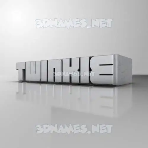 twinkie in White Metro style - 3D name wallpaper twinkie in White Metro style - 3D name wallpaper