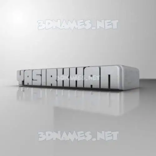 yasirkhan in White Metro style - 3D name wallpaper yasirkhan in White Metro style - 3D name wallpaper
