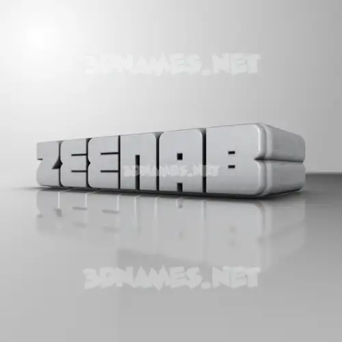 zeenab in White Metro style - 3D name wallpaper zeenab in White Metro style - 3D name wallpaper