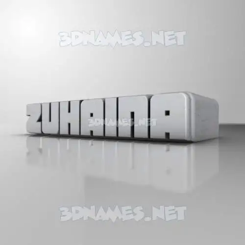zuhaina in White Metro style - 3D name wallpaper zuhaina in White Metro style - 3D name wallpaper