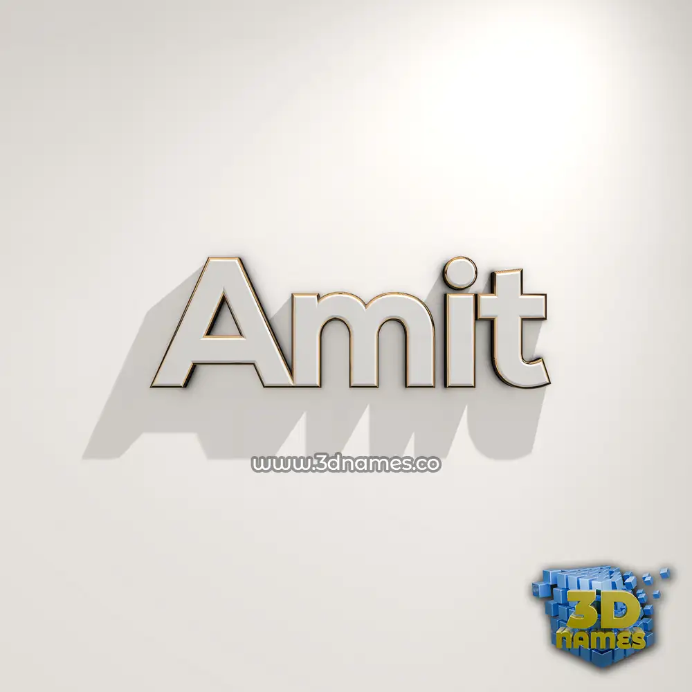 amit in White Logo Warm style - 3D name wallpaper amit in White Logo Warm style - 3D name wallpaper