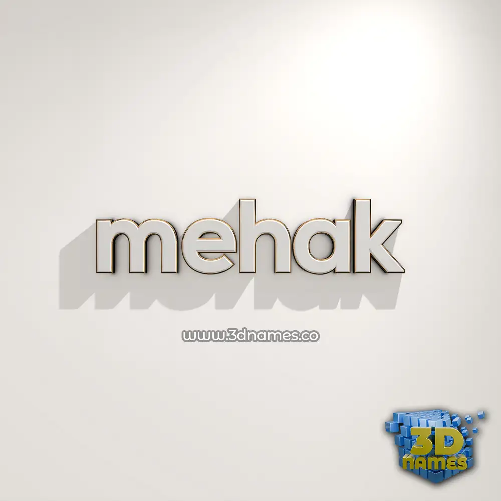 mehak in White Logo Warm style - 3D name wallpaper mehak in White Logo Warm style - 3D name wallpaper