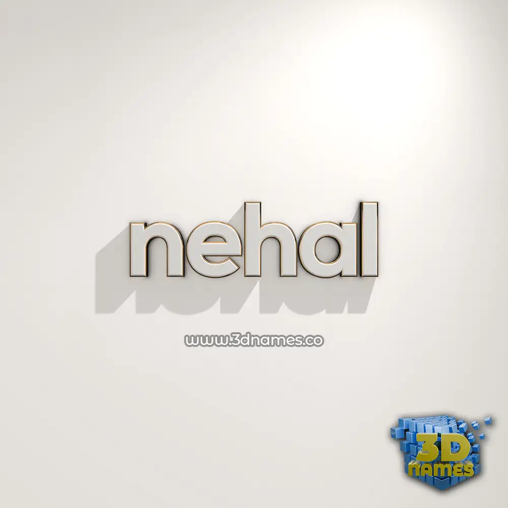 nehal in White Logo Warm style - 3D name wallpaper nehal in White Logo Warm style - 3D name wallpaper